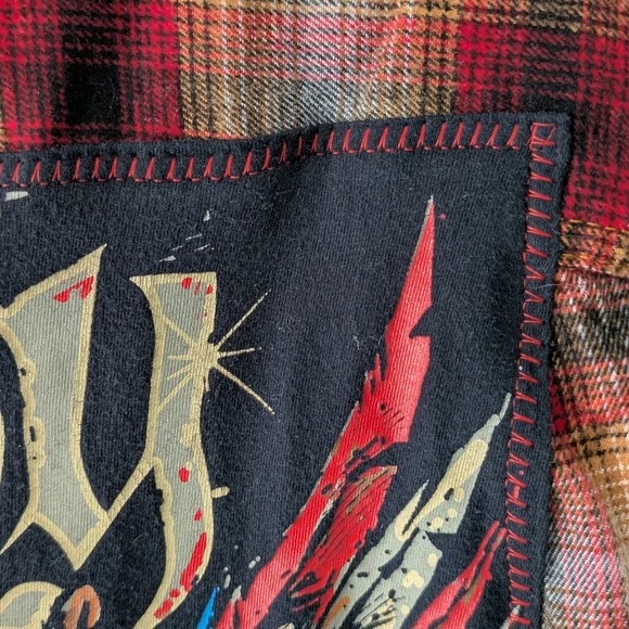 CODY Flannel Plaid Shirt Hand Crafted - Picture 6 of 9